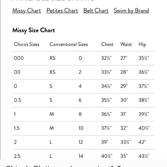 Chico's Platinum Denim Jeans Sz 1 - Picture 8 of 8